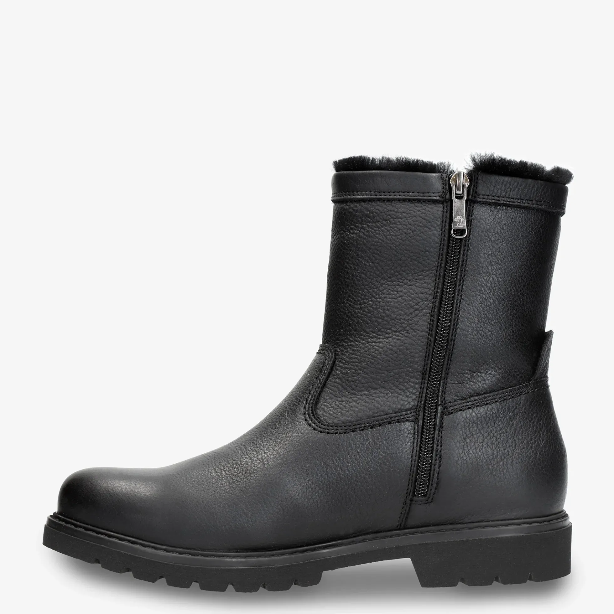 Faruk Igloo Botas de piel con forro interior de pelo natural.