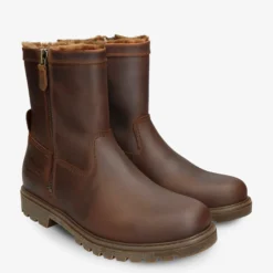 Faruk Igloo Botas de piel con forro interior de pelo natural.