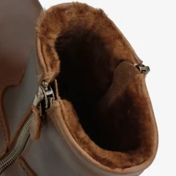 Faruk Igloo Botas de piel con forro interior de pelo natural.