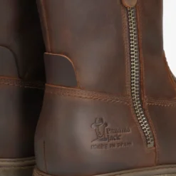 Faruk Igloo Botas de piel con forro interior de pelo natural.