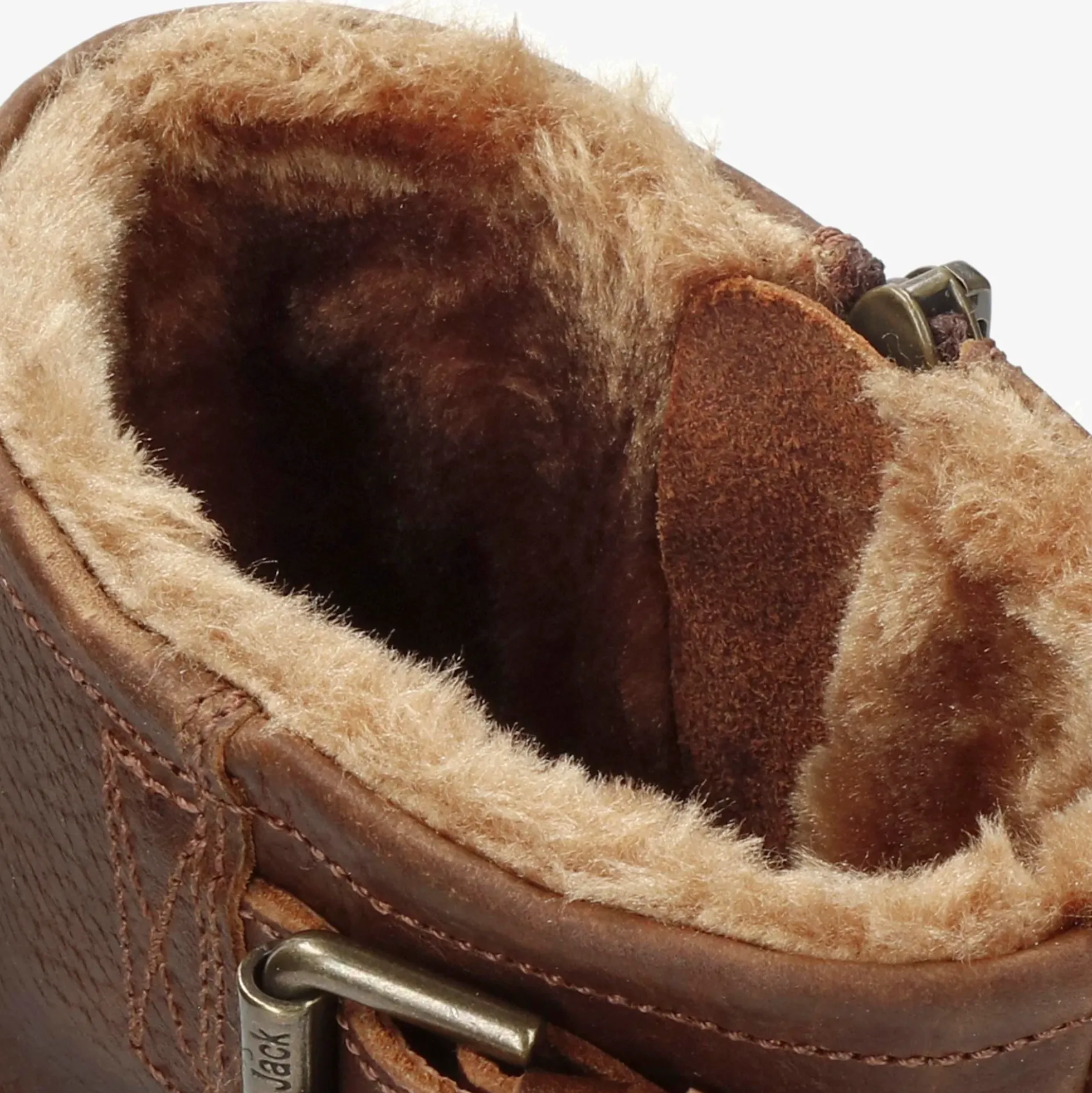 Faust Botas de piel con forro interior de pelo.