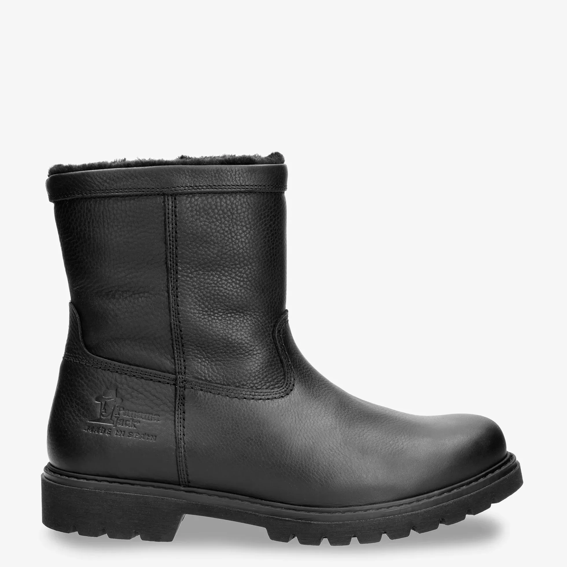 Fedro Botas de piel con forro interior de pelo.