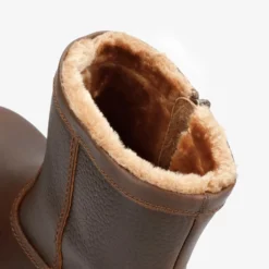 Fedro Botas de piel con forro interior de pelo.
