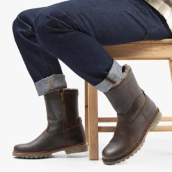 Fedro Igloo Botas de piel con forro interior de pelo natural.