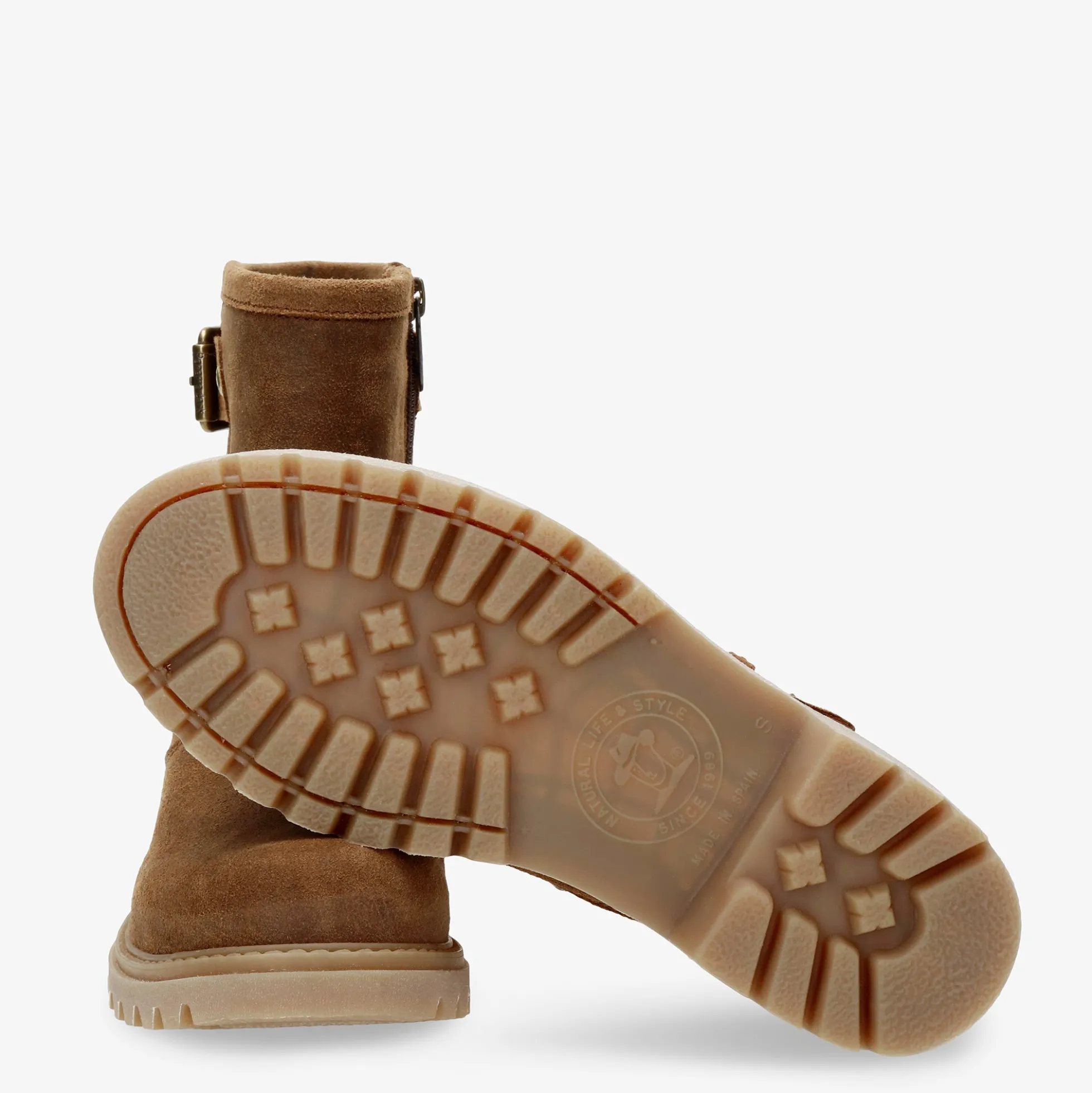 Felina Botas de piel con forro interior de piel.