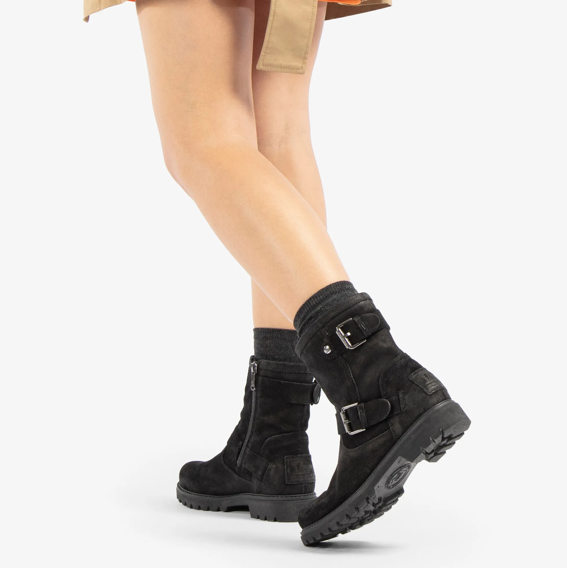 Felina Botas de piel con forro interior de piel.