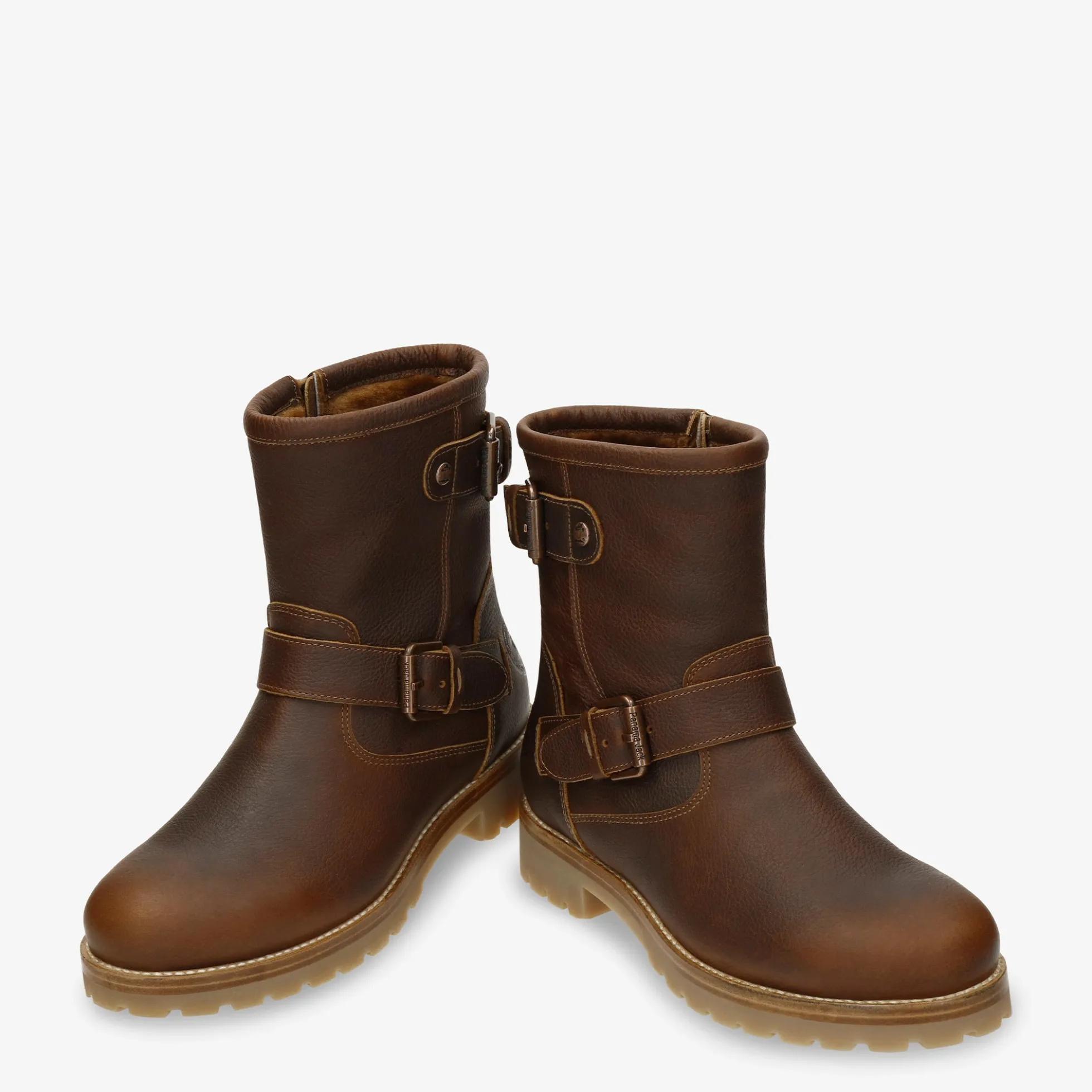 Felina Igloo Botas de piel con forro interior de pelo natural.