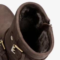 Felina Igloo Botas de piel con forro interior de pelo natural.