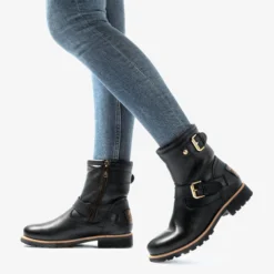Felina Igloo Trav Botas de piel con forro interior de pelo natural.