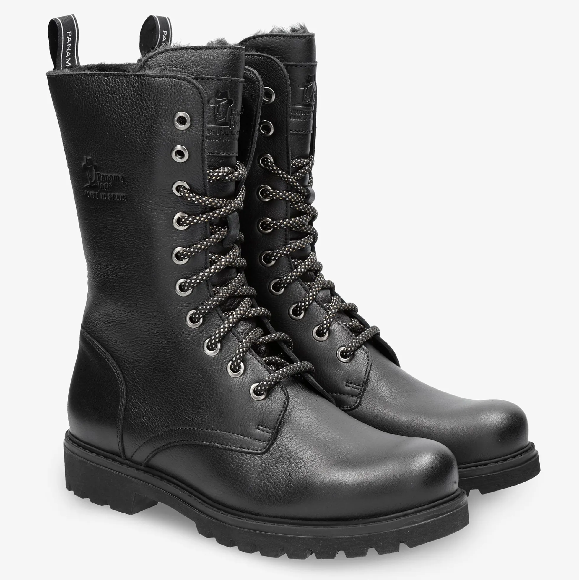 Fiorela Botas de piel con forro interior de pelo.