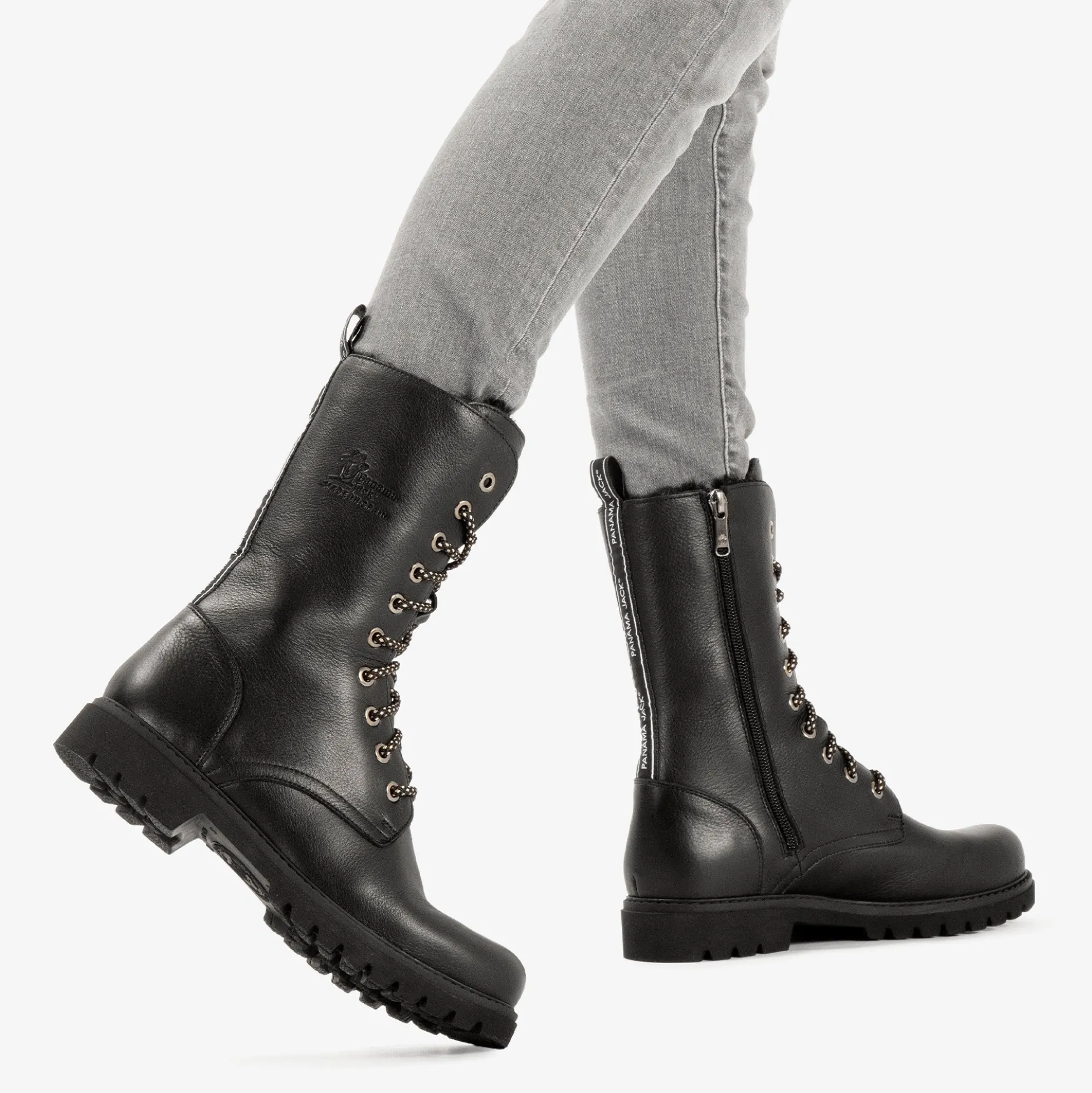Fiorela Botas de piel con forro interior de pelo.