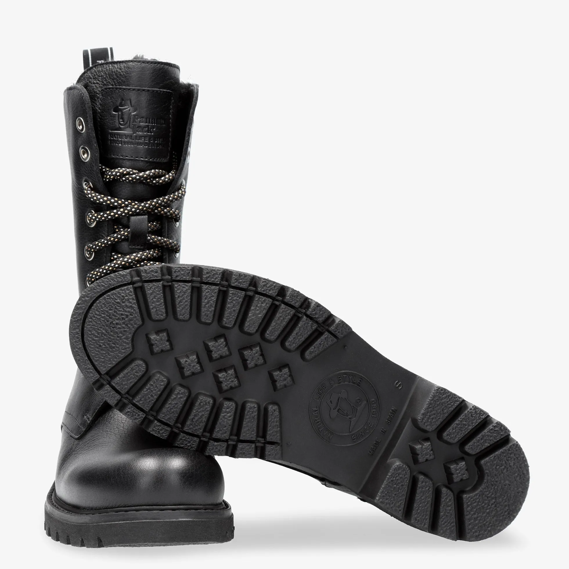 Fiorela Botas de piel con forro interior de pelo.
