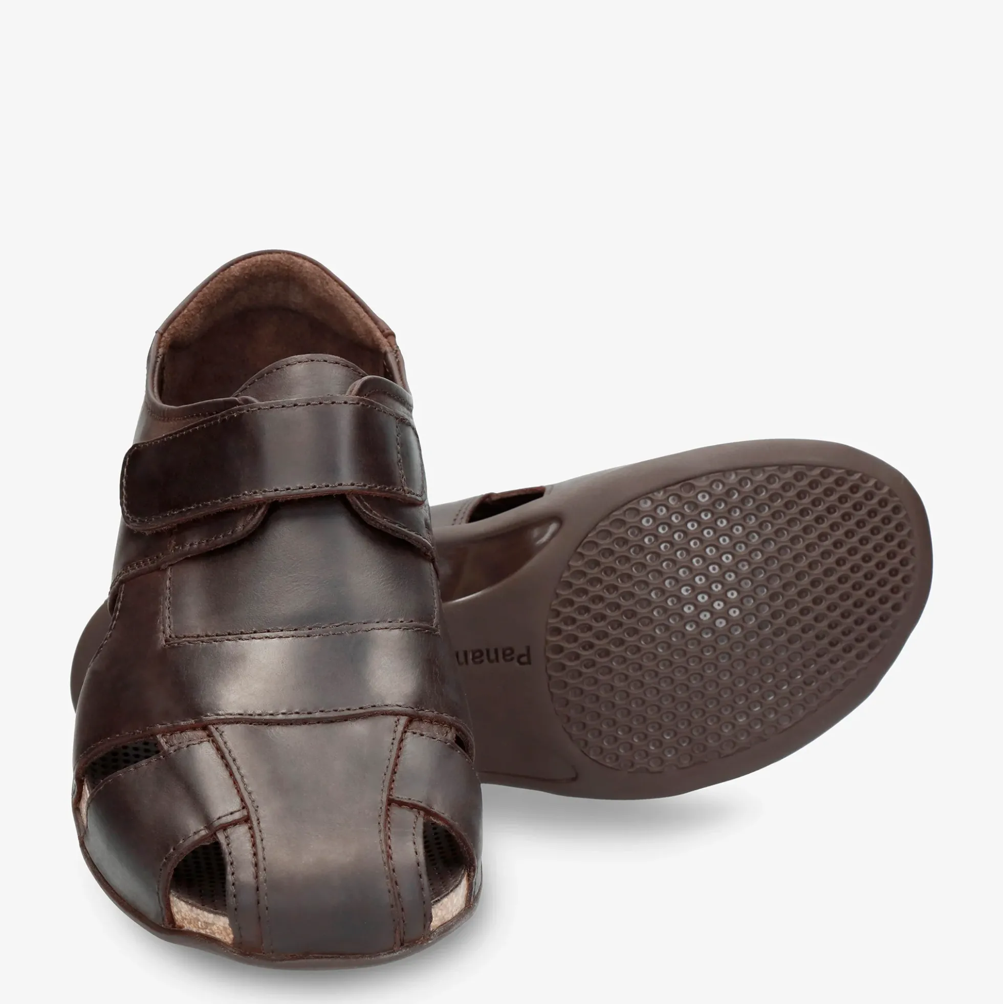 Fletcher Basics Sandalias de piel con forro interior de piel.