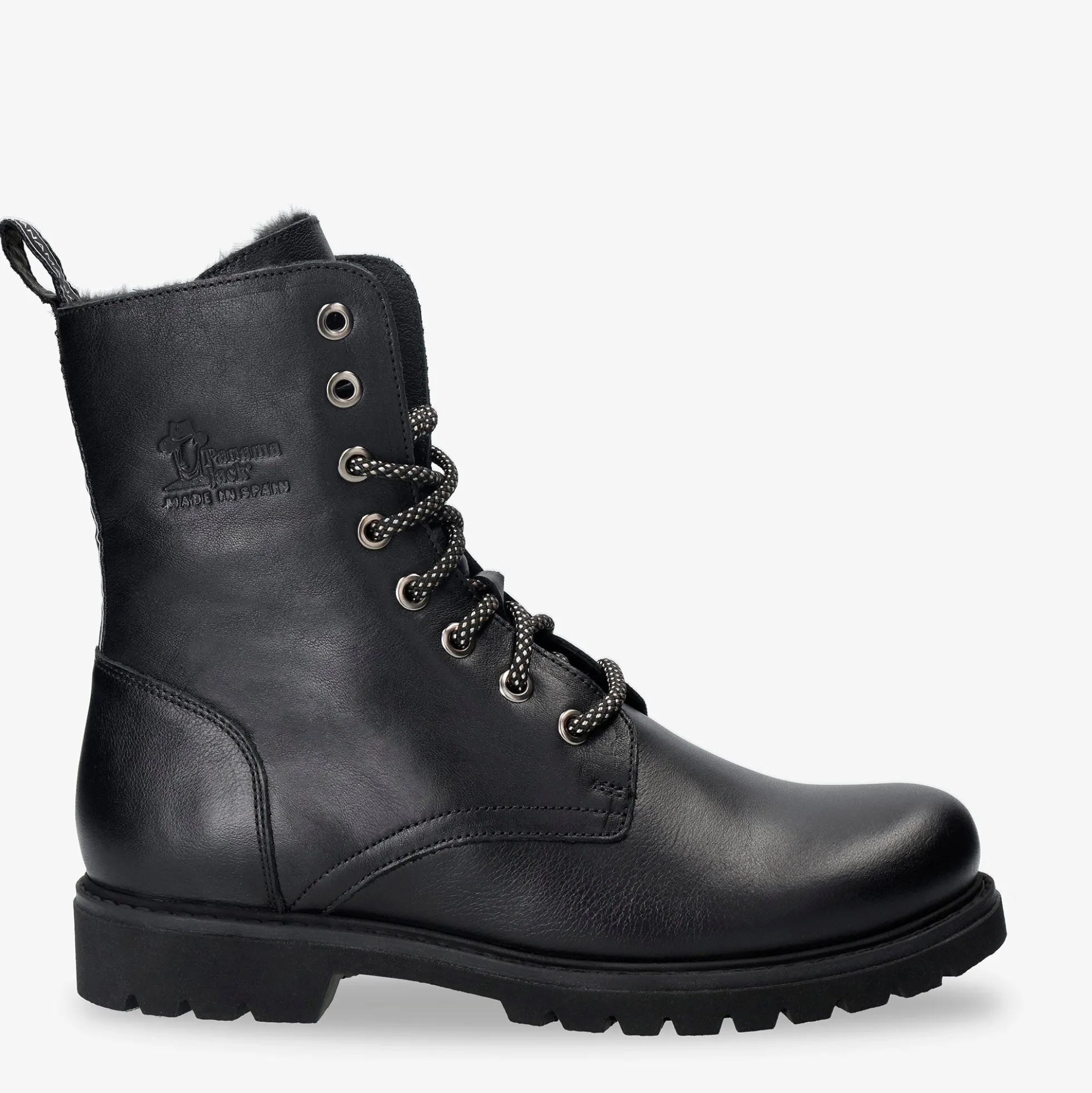 Frisia Botas de piel con forro interior de pelo.