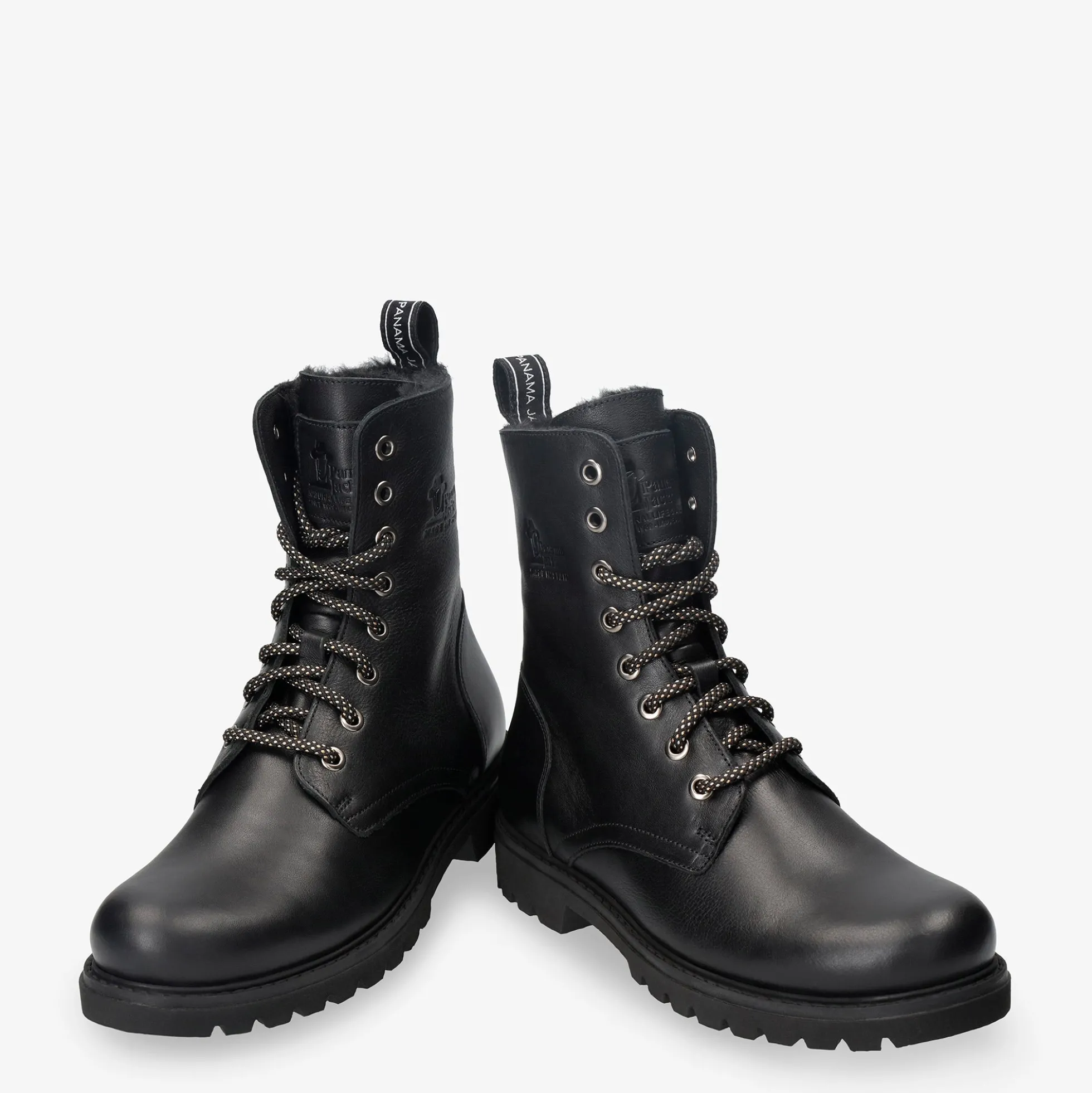 Frisia Botas de piel con forro interior de pelo.