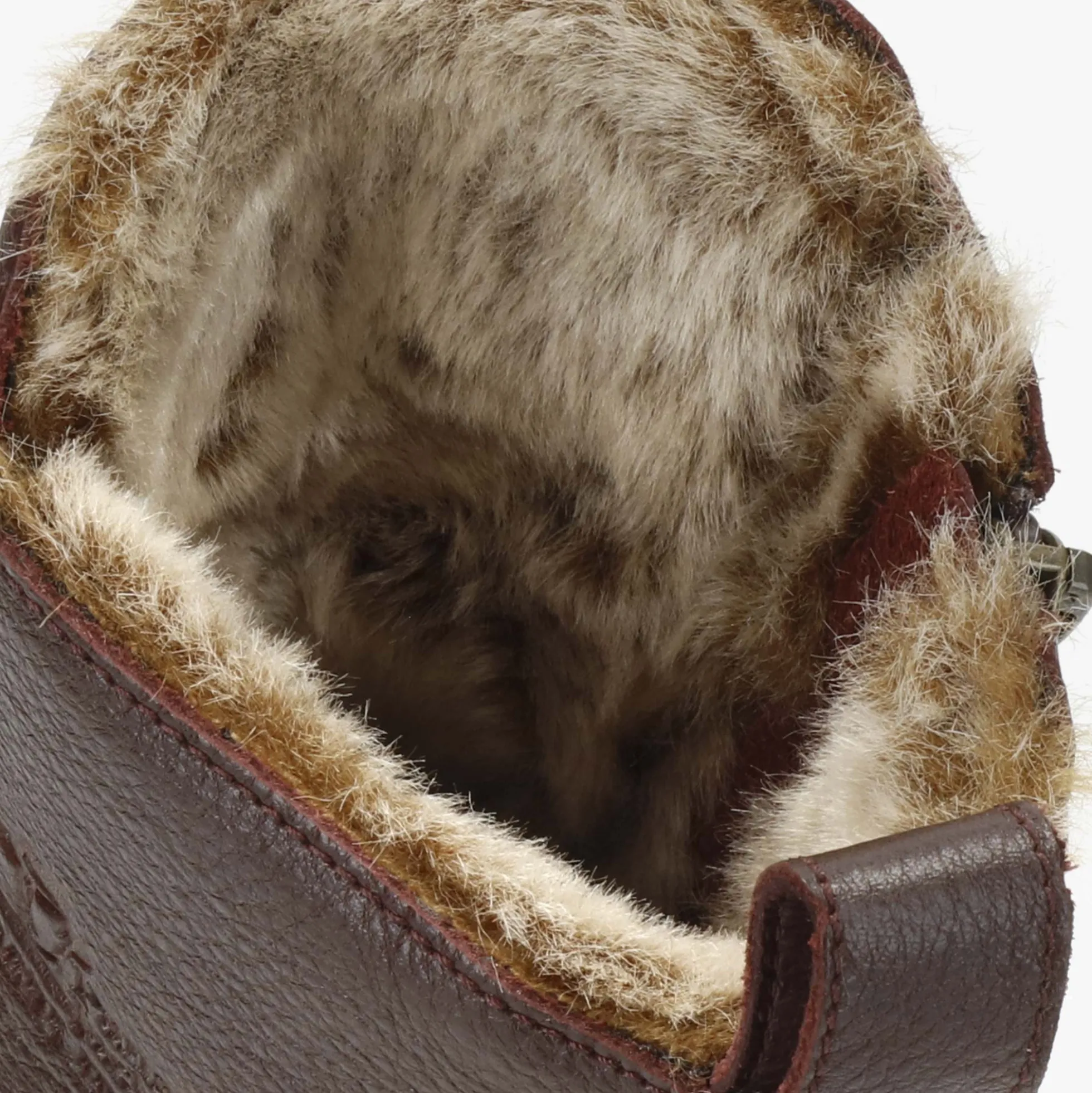 Frisia Botas de piel con forro interior de pelo.
