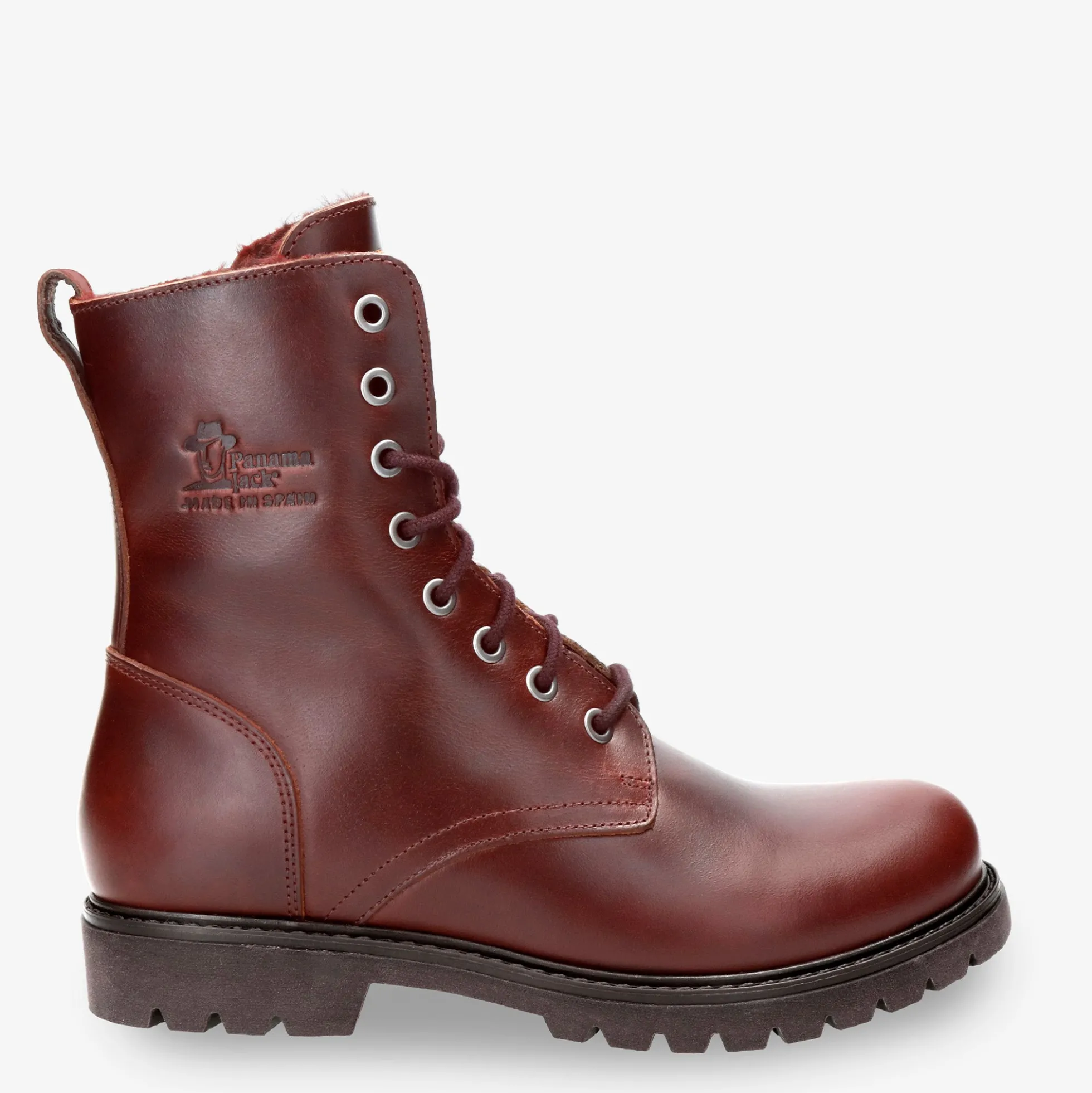 Frisia Botas de piel con forro interior de pelo.