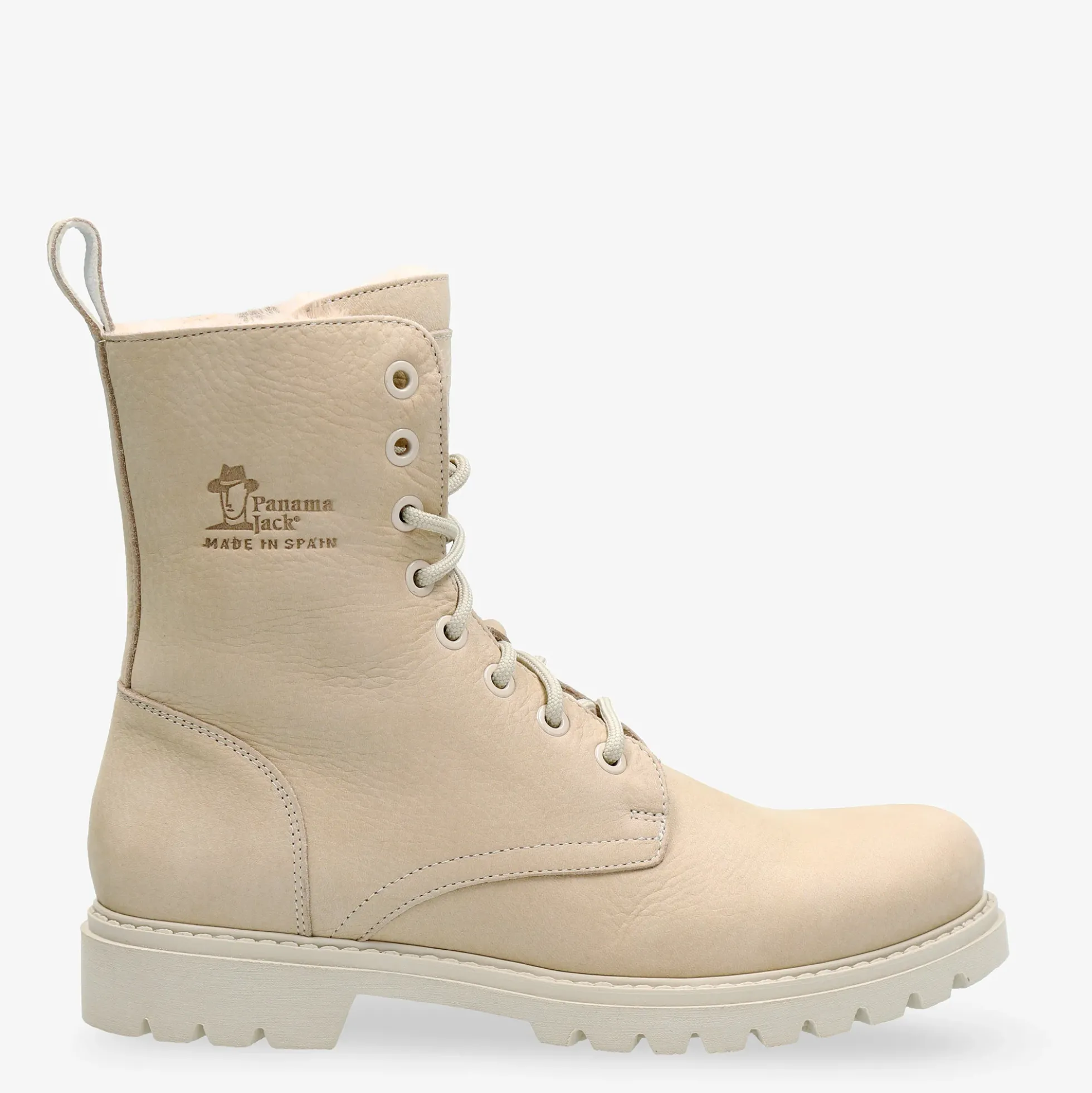 Frisia Botas de piel con forro interior de pelo.