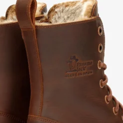 Frisia Botas de piel con forro interior de pelo.