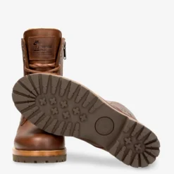 Frisia Botas de piel con forro interior de pelo.
