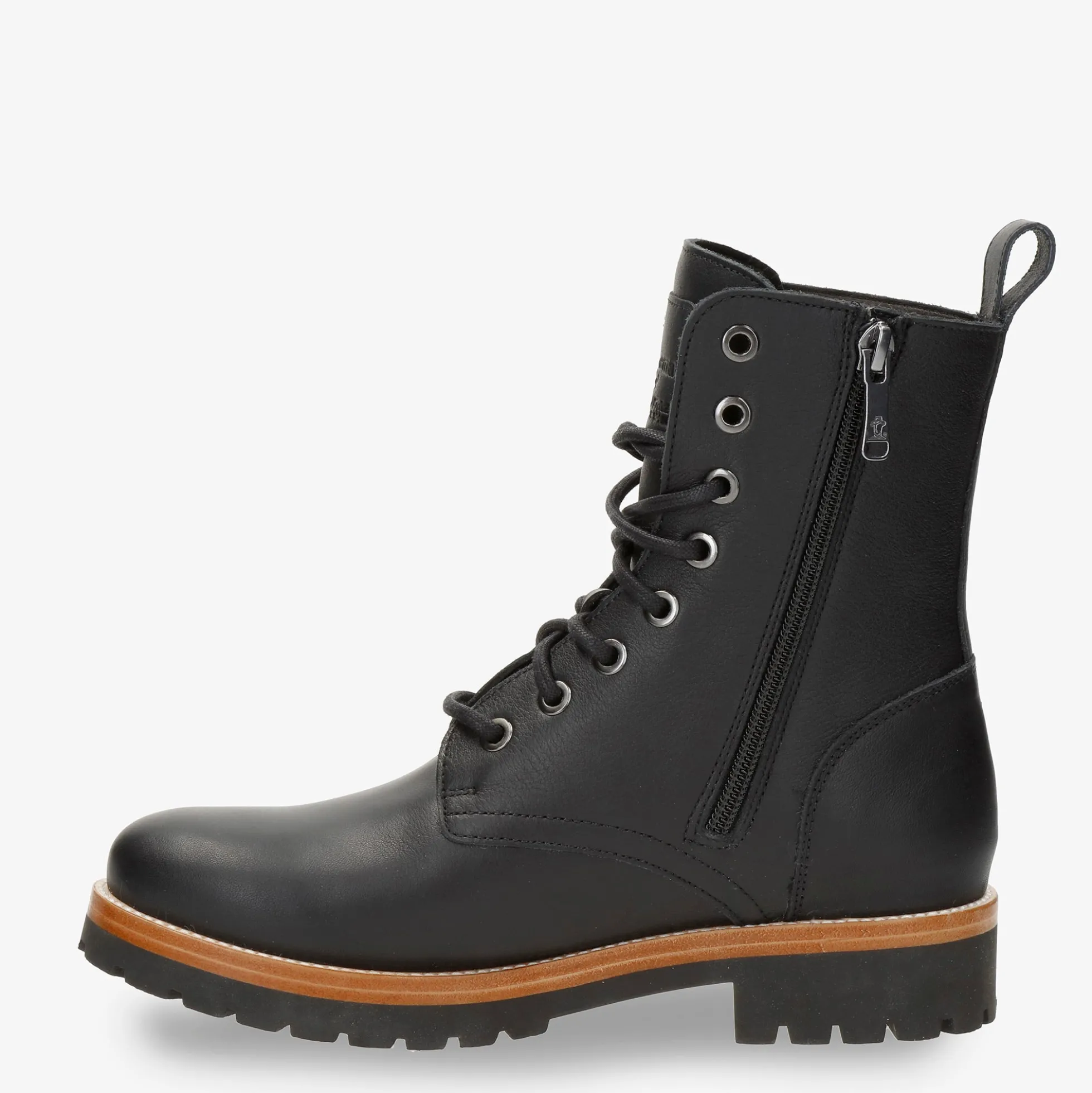 Frisia Botas de piel con forro interior de piel.