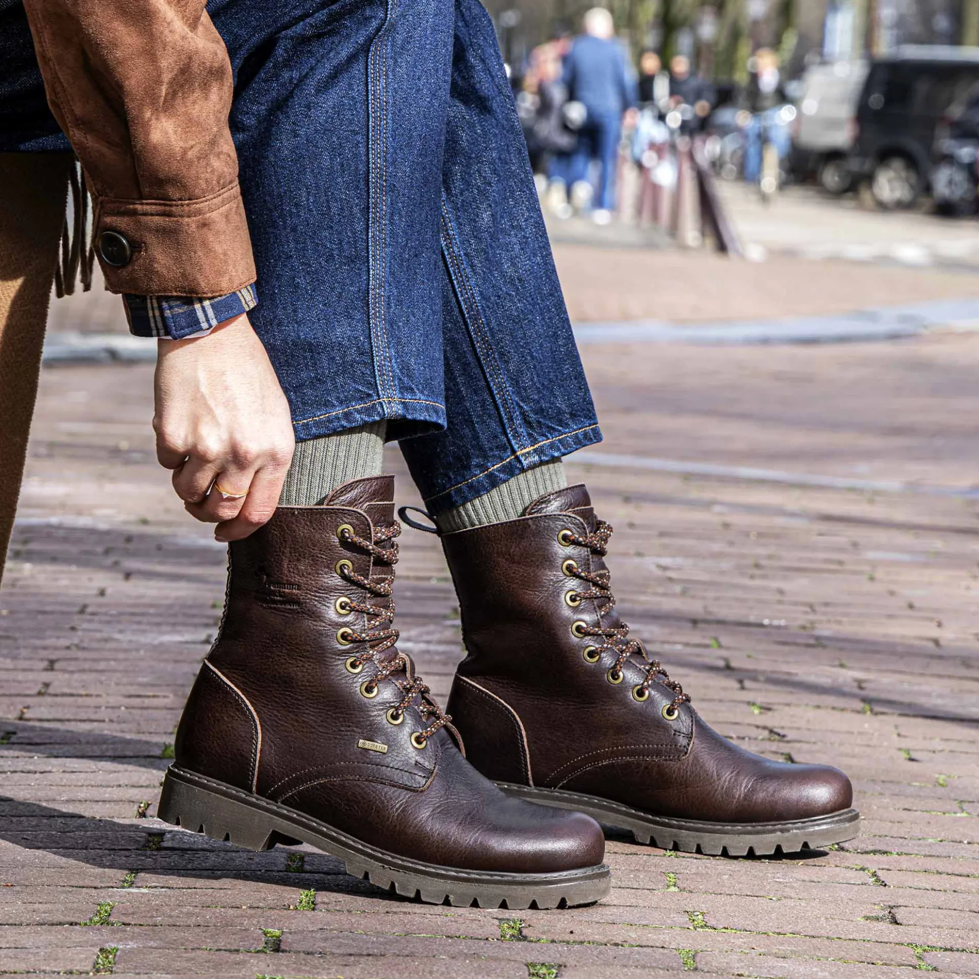 Frisia Gtx Botas de piel con forro interior de Gore-Tex®.
