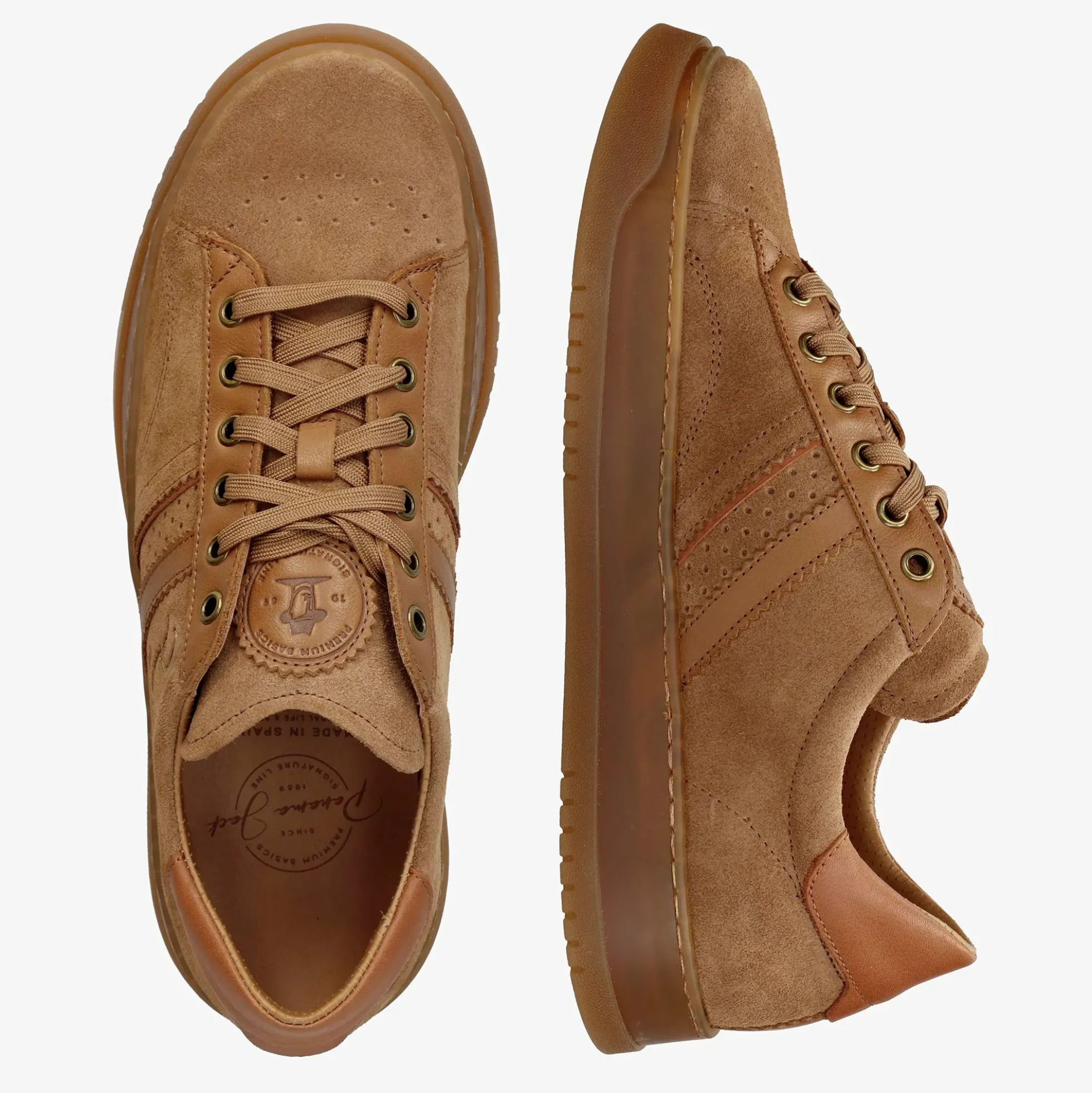 Game Sneakers de piel con forro interior de piel.