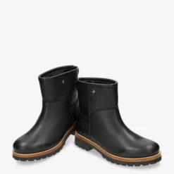 Grace Botas de piel con forro interior de pelo.