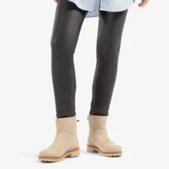 Grace Botas de piel con forro interior de pelo.