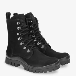 Hongkong Botas de piel con forro interior de piel.