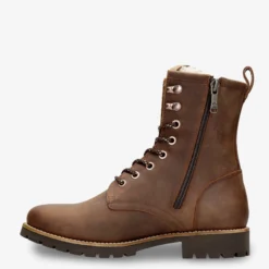 Ibi Botas de piel con forro interior de pelo.