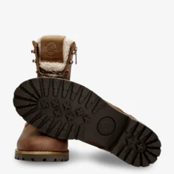 Ibi Botas de piel con forro interior de pelo.