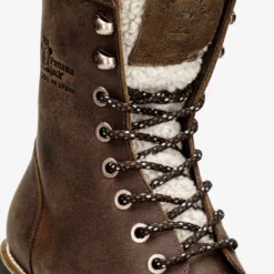 Ibi Botas de piel con forro interior de pelo.