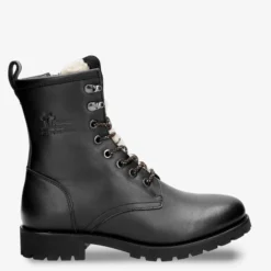 Ibi Botas de piel con forro interior de pelo.