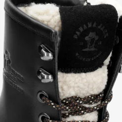 Ibi Botas de piel con forro interior de pelo.