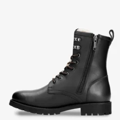 Ibi Botas de piel con forro interior de pelo.
