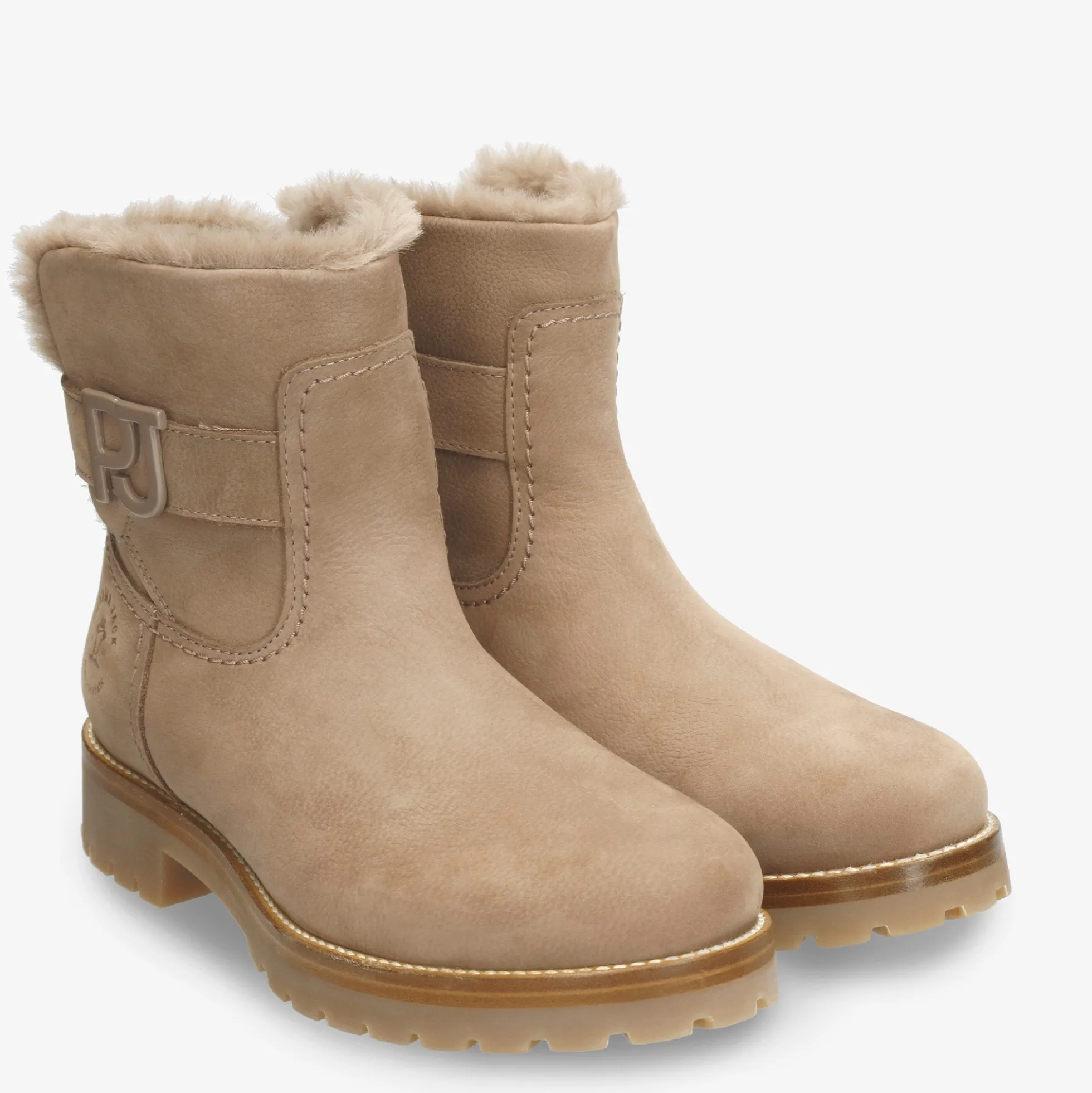 Javea Botas de piel con forro interior de pelo.