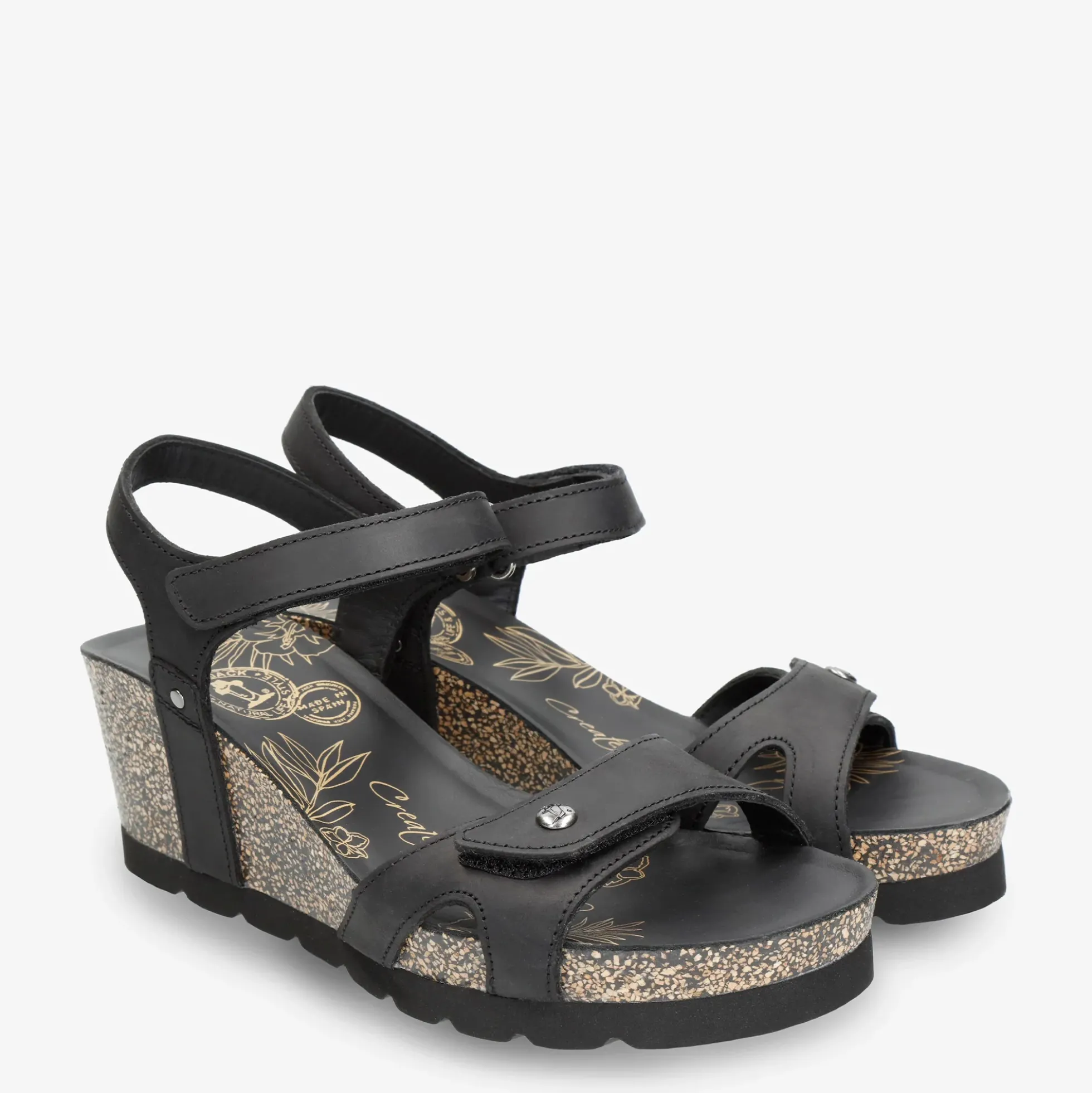 Julia Basics Sandalias de piel con forro interior de piel.
