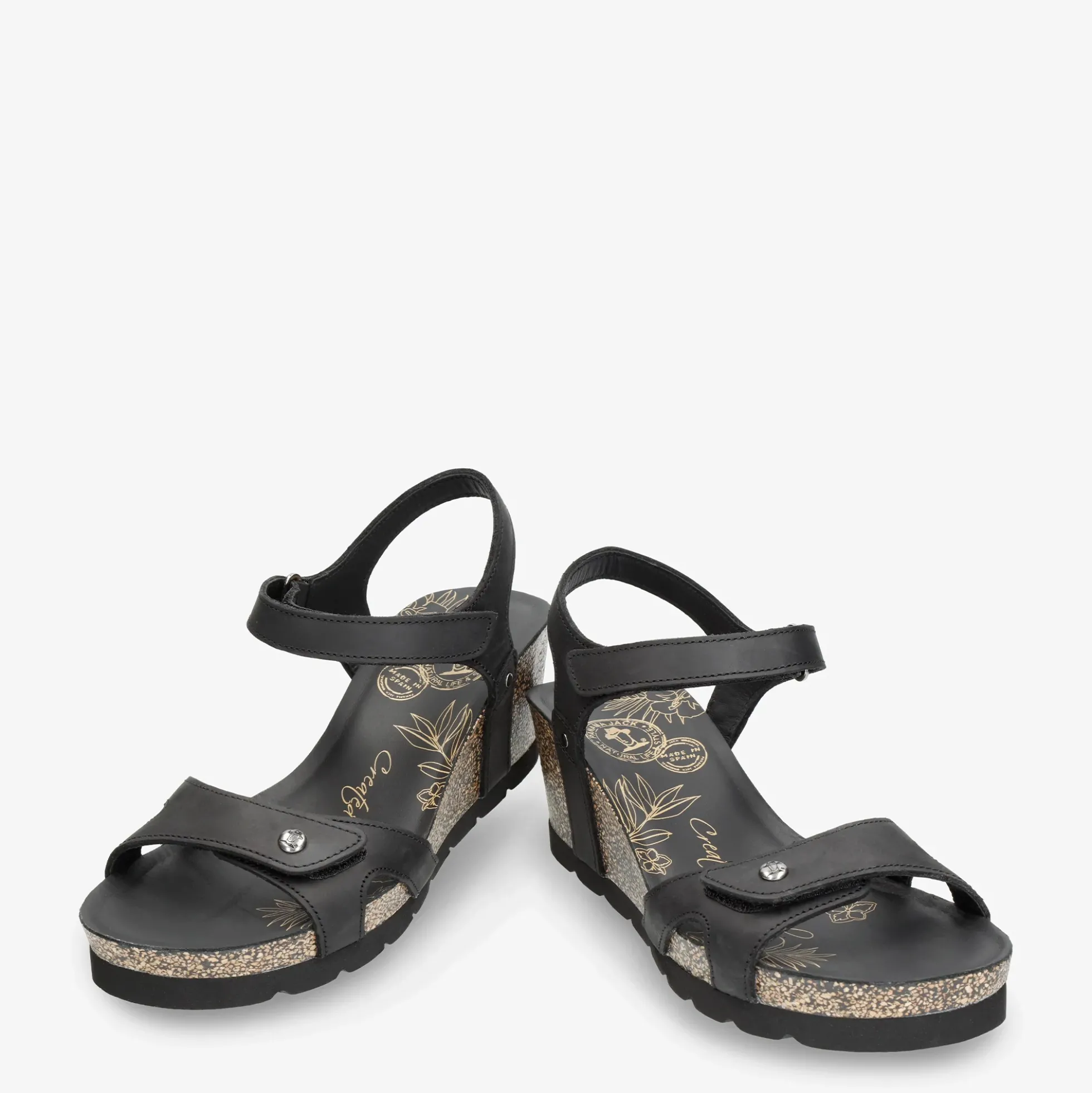 Julia Basics Sandalias de piel con forro interior de piel.