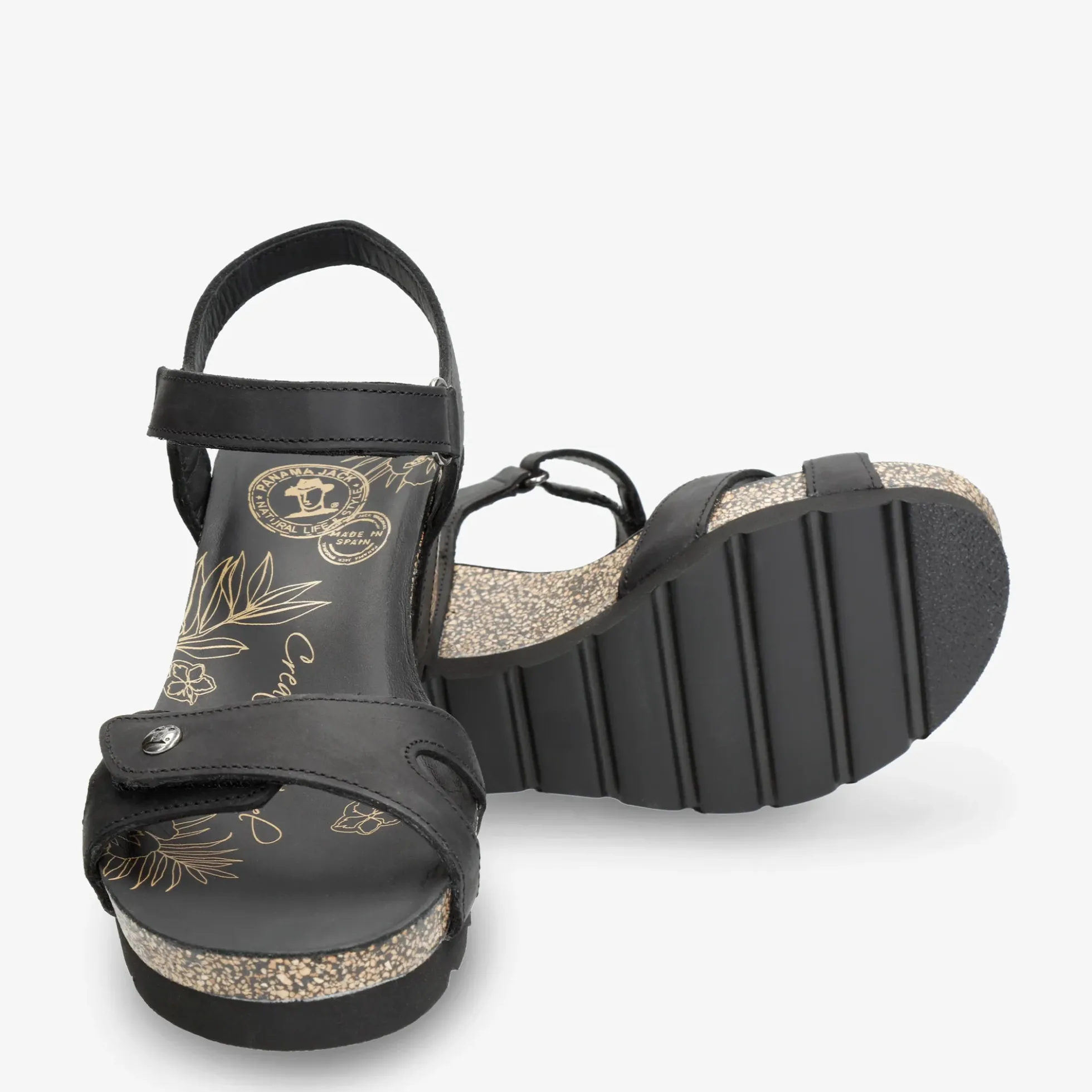 Julia Basics Sandalias de piel con forro interior de piel.