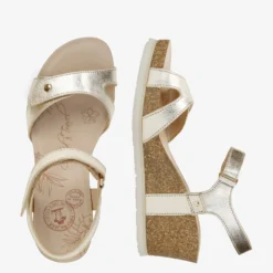 Julia Shine Sandalias de piel con forro interior de piel.