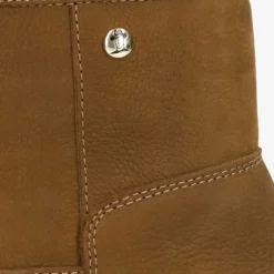 Laia Botas de piel con forro interior de pelo.