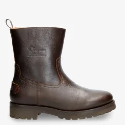 Monovar Botas de piel con forro interior de pelo.