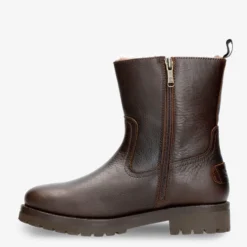 Monovar Botas de piel con forro interior de pelo.