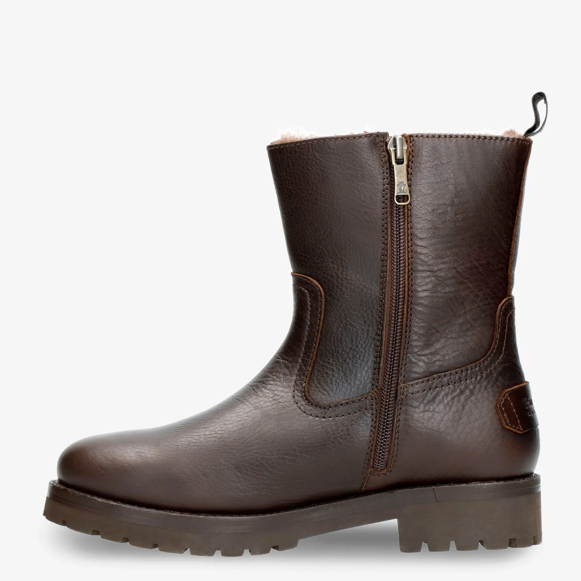 Monovar Botas de piel con forro interior de pelo.