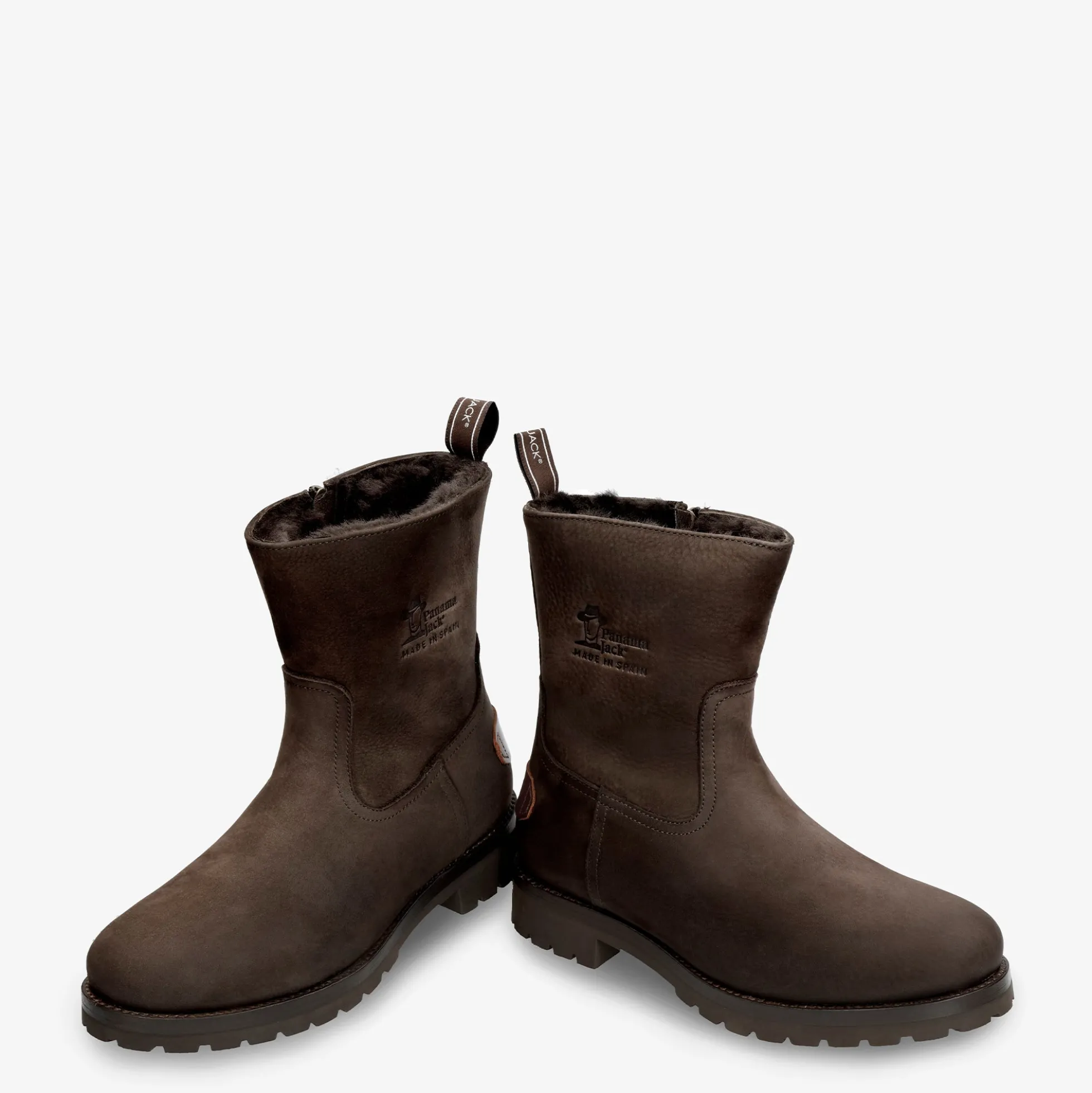 Monovar Igloo Botas de piel con forro interior de pelo natural.
