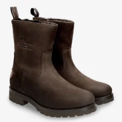 Monovar Igloo Botas de piel con forro interior de pelo natural.