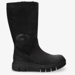 Neck Botas de piel con forro interior de pelo.