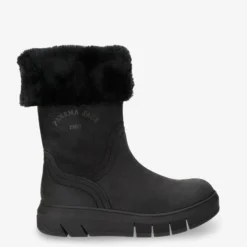 Neck Botas de piel con forro interior de pelo.
