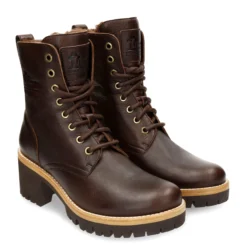 Padma Botas de piel con forro interior de pelo.